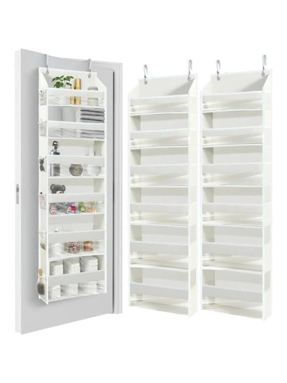 Over The Door Organizer 6 Tier Hanging Shoe Storage Multi Pocket Heavy Duty